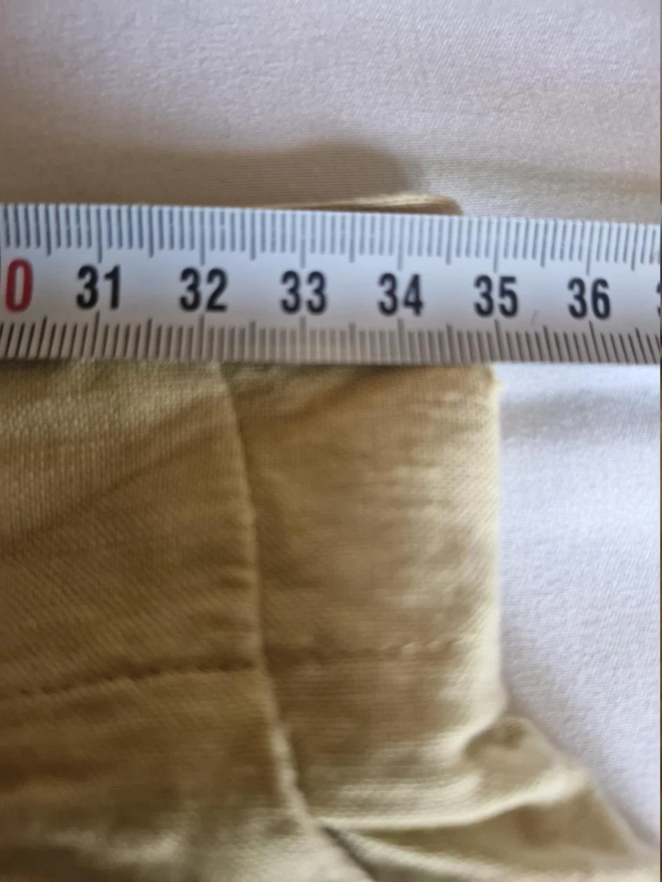 Short de talle alta para mujer - Beige amarillo - Talla S – photo 6